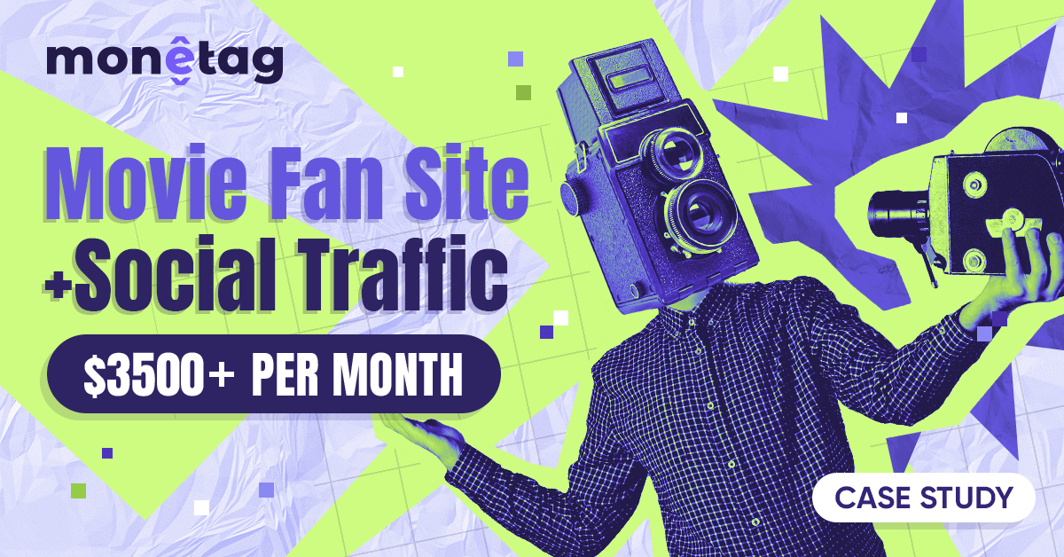 Monetag - movie fan website turning viral social traffic into daily earnings